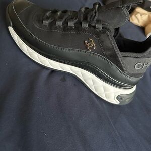 CHANEL Black and White Men's/Women’s Sneakers